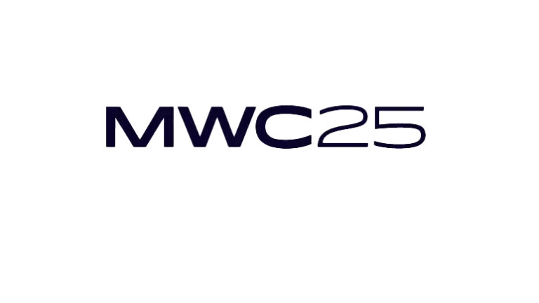 MWC25 logo in black representing Mobile World Congress 2025